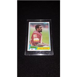 1981 Topps Art Monk Rookie Card