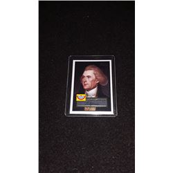 2009 Topps Chrome Topps Heritage Chrome Thomas Jefferson
