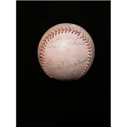 1967 Detriot Tigers Signed Team Ball W/COA Edie Matthews Mickey Lolich Johnny Paders + 20 Signatures