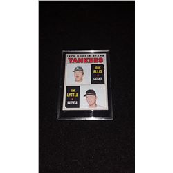 1970 Topps New York Yankees Rookies John Ellis Jim Lyttle