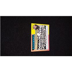 1975 Topps New York Yankees Team Card