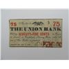 Image 1 : 1863 UNION BANK, GEORGIA FRACTIONAL NOTE