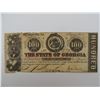 Image 1 : 1863 STATE OF GEORGIA $100 NOTE