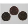 Image 2 : TRIO OF U.S. LARGE COPPER CENTS