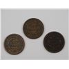 Image 2 : TRIO OF U.S. LARGE COPPER CENTS