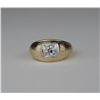 Image 1 : 14K GOLD/DIAMOND GENTLEMAN'S RING