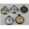 Image 1 : 5 VINTAGE/ANTIQUE POCKETWATCHES