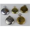Image 2 : 5 VINTAGE/ANTIQUE POCKETWATCHES