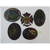Image 1 : 5 REPRODUCTION FIRE PLAQUES