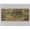Image 1 : 1862 CONFEDERATE $1 NOTE