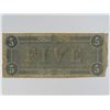 Image 2 : 1864 CONFEDERATE $5 NOTE