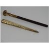 Image 1 : PAIR OF GILT CANE HANDLES
