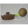 Image 1 : COCA-COLA OPENER AND SAFETY PATROL PIN