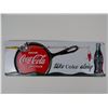 Image 1 : COCA-COLA EMBOSSED METAL SIGN