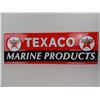 Image 1 : LARGE TEXACO MARINE PRODUCTS METAL SIGN
