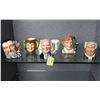 Image 1 : 5 ROYAL DOULTON SMALL TOBY MUGS