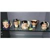Image 1 : 5 ROYAL DOULTON SMALL TOBY MUGS