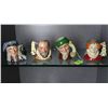 Image 1 : 5 ROYAL DOULTON SMALL TOBY MUGS