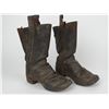 Image 1 : ANTIQUE LEATHER CHILD COWBOY BOOTS