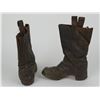 Image 3 : ANTIQUE LEATHER CHILD COWBOY BOOTS