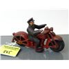 Image 2 : ARCADE CAST IRON MOTORCYCLE/RIDER