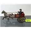 Image 1 : KILGORE CAST IRON HORSE/BUGGY