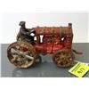 Image 2 : ANTIQUE CAST IRON TOY TRACTOR
