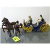 Image 1 : CAST IRON HORSE AND BUGGY