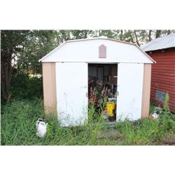 Metal Garden Shed on Skids