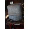 Image 1 : Galvanized Tubs - 1 Square & 1 Round