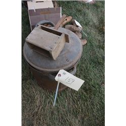 Butter Churn and a Butter Press