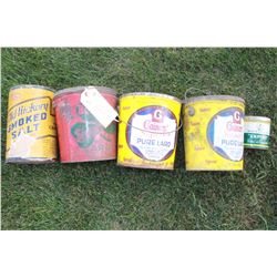 Collectible Tins (5)