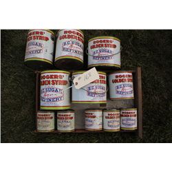Rogers Golden Syrup Tins (11) - 2 are Very Old