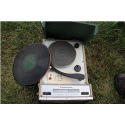 "Fountain" 7 Transistor Radio/Phonograph with a 78 rpm record