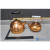 Image 7 : Copper Items - Tea Pot, Kettle, Cups & Coasters