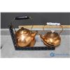 Image 8 : Copper Items - Tea Pot, Kettle, Cups & Coasters