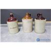 Image 1 : (3) Stoneware Jugs