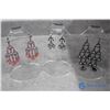 Image 9 : Chandelier Style Earrings w/Stands - Bid Price x7