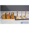 Image 2 : (3) Wooden Butter Presses