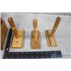 Image 3 : (3) Wooden Butter Presses
