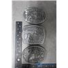 Image 1 : 1996-1998 Large NEW Belt Buckles - BID PRICE x3