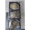 Image 1 : 2012-2014 Brass Large Gift Box Belt Buckles - BID PRICE x3