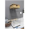 Image 3 : Wicker Welcome Wall Planter & Wicker Side Table