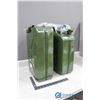 Image 1 : (2) New 20L Metal Jerry Cans - BID PRICE x2