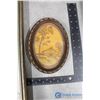 Image 2 : (2) Vintage Framed Cross Stitch Pictures