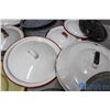 Image 4 : (17) Assorted Enamel Pot Lids