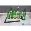 Image 1 : (6) Green Glass Pop Bottles