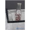 Image 5 : (8) Clear Glass Pop & Milk Bottles