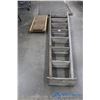 Image 2 : **Wooden Ladder (94"Tall) & Mechanics Creeper