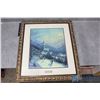 Image 1 : **"Moonlit Village" by Thomas Kinkade - Library Edition